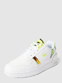 Sneaker mit Kontrastbesatz von Lacoste Weiß - 39