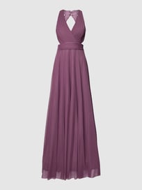 Abendkleid mit Neckholder von TROYDEN COLLECTION Lila - 16