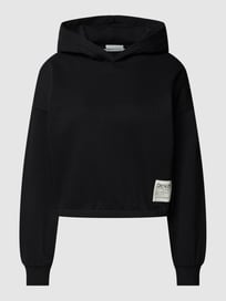 Hoodie mit Label-Patch von Tom Tailor Denim Grau / Schwarz - 29