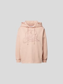 Hoodie mit Label-Stitching von Lala Berlin Rosa - 38