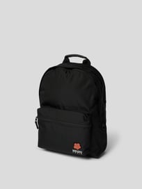 Rucksack mit Label-Stitching von Kenzo Grau / Schwarz - 30