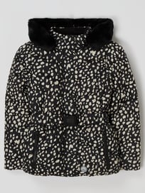 Steppjacke mit Allover-Muster  von s.Oliver RED LABEL Grau / Schwarz - 28