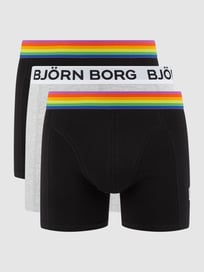Trunks im 3er-Pack von Björn Borg Grau / Schwarz - 11