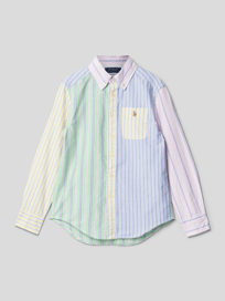 Hemd mit Streifenmuster von Polo Ralph Lauren Teens Weiß - 43
