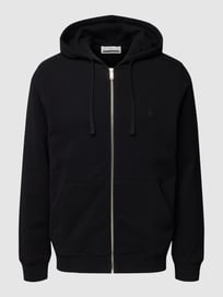 Sweatjacke mit Label-Stitching Modell 'SAARO' von Armedangels Grau / Schwarz - 25