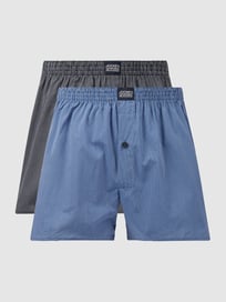 Boxershorts aus Baumwolle im 2er-Pack von Jockey Blau / Türkis - 33