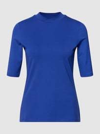 T-Shirt mit Rundhalsausschnitt von comma Lila - 10