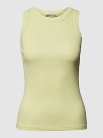 Tanktop in Ripp-Optik Modell 'Olina' von Drykorn Gelb - 27