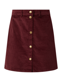 Minirok van corduroy, model 'Rine' van Vero Moda Rood - 30