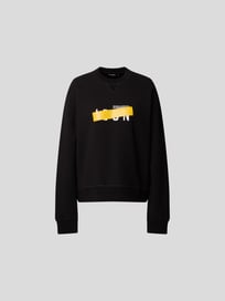 Sweatshirt mit Label-Print von Dsquared2 Grau / Schwarz - 29