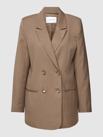 Blazer met paspelzakken, model 'Paula' van Gestuz Bruin - 12