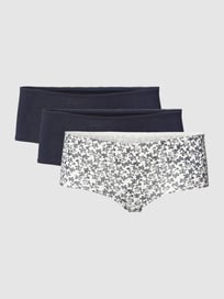 Pantie mit Zierbesatz im 3er-Pack von Marc O'Polo Blau / Türkis - 21