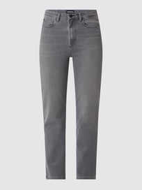 Slim Fit High Waist Jeans mit Stretch-Anteil Modell 'Lejaa' von Armedangels Grau / Schwarz - 32