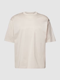 T-Shirt mit Rundhalsausschnitt von Stylebop Grau / Schwarz - 16