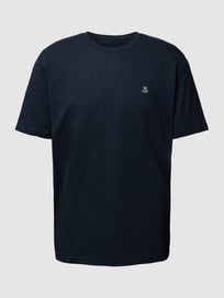 T-Shirt mit Label-Print von Marc O'Polo Blau / Türkis - 24
