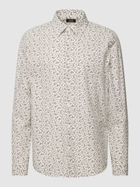 Freizeithemd mit Allover-Muster von Esprit Collection Weiß - 10