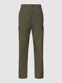 Stoffen broek met cargozakken van Aspesi Groen - 23