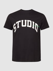 PLUS SIZE T-Shirt mit Motiv-Print von Jack & Jones Plus Grau / Schwarz - 2