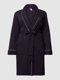 Bademantel mit Label-Stitching von Lauren Ralph Lauren Blau / Türkis - 28