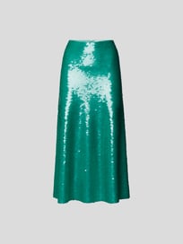Midirock mit Paillettenbesatz von Victoria Beckham Grün - 27