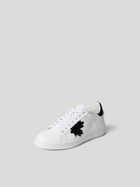 Sneaker mit Kontrastbesatz von Dsquared2 Weiß - 10