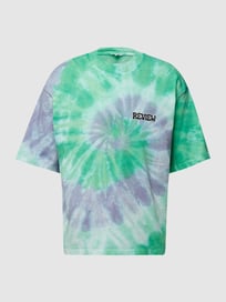 T-shirt in batiklook van REVIEW Groen - 42
