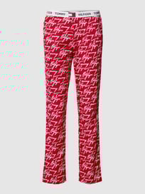 Sweatpants mit Allover-Print von TOMMY HILFIGER Rot - 21