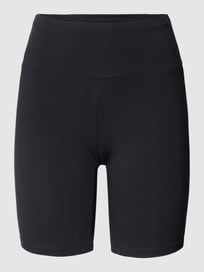 Korte sportbroek met labeldetails, model 'ALINE' van Guess Activewear Grijs / zwart - 8