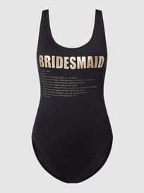 Badpak met uitneembare cups  van Banana Moon Grijs / zwart - 45