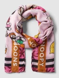 Sjaal met all-over print, model 'PEANUTS' van Codello Roze - 1