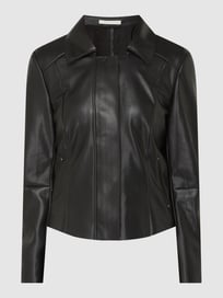 Jas in leerlook  van BETTY & CO WHITE Grijs / zwart - 36