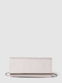 Clutch met glanzende look van Jake*s Cocktail Roze - 31