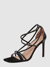 High Heels aus Leder von Tamaris Grau / Schwarz - 15