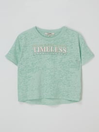 T-Shirt mit Ausbrenner-Effekt von Garcia Grün - 22
