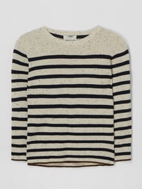 Pullover mit Streifenmuster  von Tom Tailor Weiß - 4