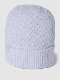 Beanie mit Strukturmuster von Christian Berg Woman Blau / Türkis - 32