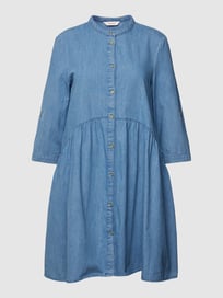 Jeanskleid mit regulierbarer Ärmellänge Modell 'CHICAGO' von Only Blau / Türkis - 2
