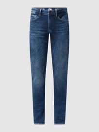 Slim Fit Jeans mit Stretch-Anteil  von Petrol Blau / Türkis - 11