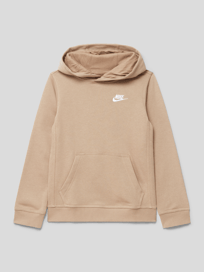 Hoodie mit Label-Stitching von Nike Braun - 11