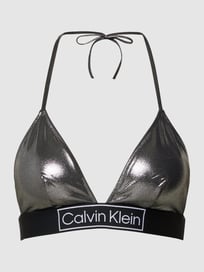 Bikinitop met glanzend design van Calvin Klein Underwear Grijs / zwart - 39