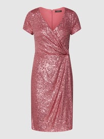 Cocktailkleid mit Paillettenbesatz von Vera Mont Rot - 35
