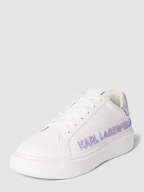 Sneakers met labeldesign, model 'MAXI KUP' van Karl Lagerfeld Wit - 11