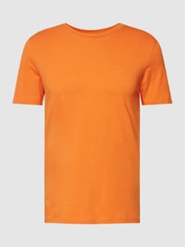 T-shirt met labelstitching van camel active Oranje - 28
