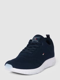 Sneakers met labeldetail, model 'Corporate' van Tommy Hilfiger Blauw / turquoise - 13