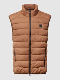 Regular Fit Steppweste mit Stehkragen von Marc O'Polo Braun - 3