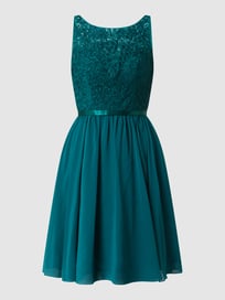 Cocktailkleid mit Strasssteinen  von Luxuar Grün - 42