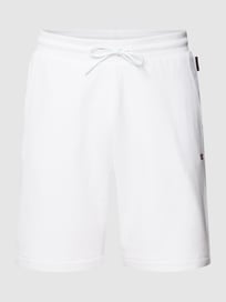 Sweatshorts mit Logo-Stitching von Napapijri Weiß - 21