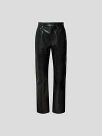 Hose in Leder-Optik von Nanushka Grau / Schwarz - 37