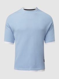 T-Shirt aus Baumwolle von Tom Tailor Denim Blau / Türkis - 24