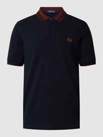 Poloshirt met logostitching van Fred Perry Blauw / turquoise - 40